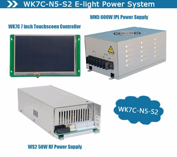 Laser Hair Removal Machine Part 3 In 1 E-light IPL RF ND YAG Laser